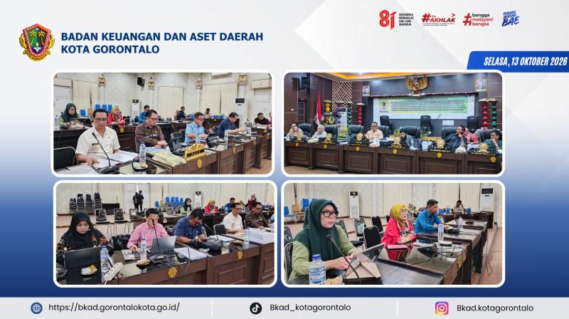 Kegiatan resmi Badan Keuangan dan Aset Daerah Kota Gorontalo